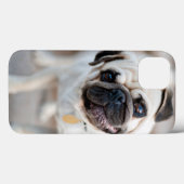 Coques Case-Mate iPhone Pug Head Tilt (Verso (horizontal))
