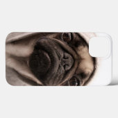 Coques Case-Mate iPhone Pug In A Hoodie (Verso (horizontal))
