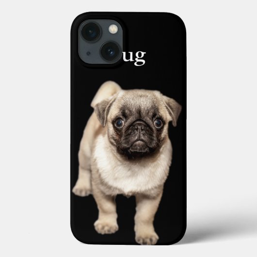 Coques Case-Mate iPhone Pug puppy (Verso)
