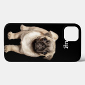 Coques Case-Mate iPhone Pug puppy (Verso (horizontal))