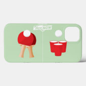 Coques Case-Mate iPhone Puis et maintenant : Ping-pong (Verso (horizontal))
