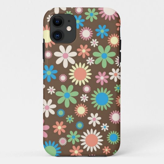 Coques Case-Mate iPhone Puissance des fleurs sombres (Dos)