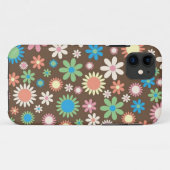 Coques Case-Mate iPhone Puissance des fleurs sombres (Dos (Horizontal))