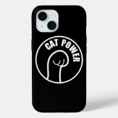 Coques Case-Mate iPhone Puissance du chat (Verso)