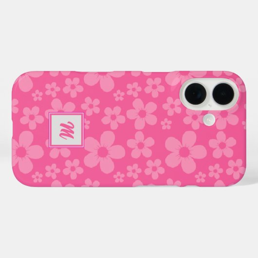 Coques Case-Mate iPhone Puissance rose (Verso (horizontal))