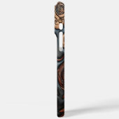 Coques Case-Mate iPhone Puissant dessin de dragon rouge (Verso / Gauche)