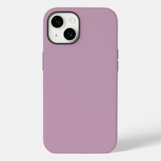 Coques Case-Mate iPhone Puits de mauve solides simples (Verso)