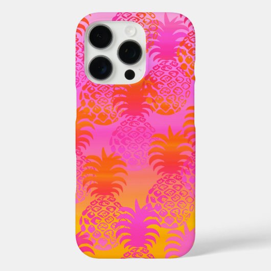 Coques Case-Mate iPhone Pukana Hawaiian Ananas Sunset Blend Rose (Verso)