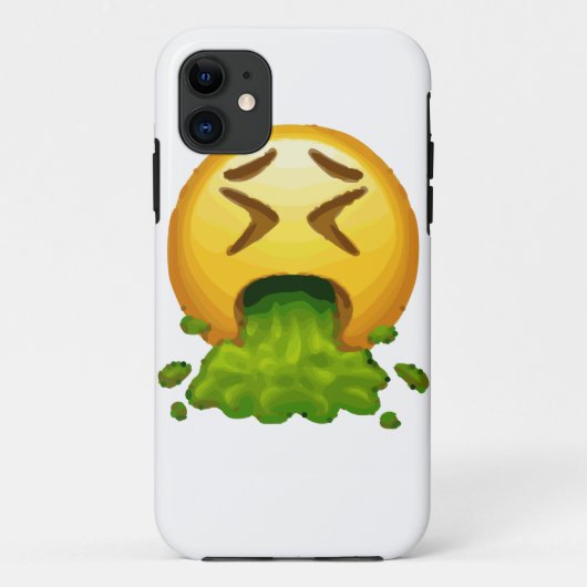 Coques Case-Mate iPhone puking émoji (Dos)