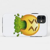 Coques Case-Mate iPhone puking émoji (Dos (Horizontal))