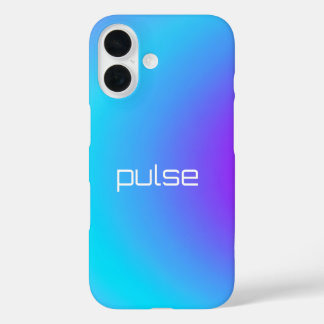Coques iPhone 16 Pulse Prism - Vaporwave Vibe Gradient