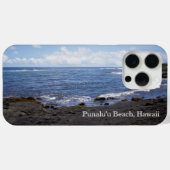 Coques Case-Mate iPhone Punalu'u Black Sand Beach Hawaii Coque-Mate iPhone (Verso (horizontal))