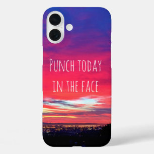 Coques iPhone 16 Plus Punch aujourd'hui en face rose Californie Sunset C