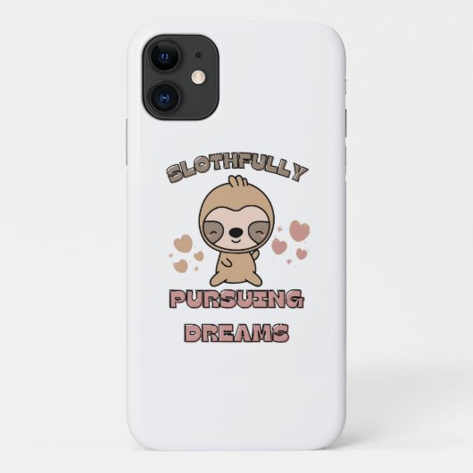 Coques Case-Mate iPhone Punition d'animal de paresse mignon (Dos)