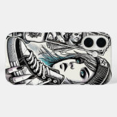 Coques Case-Mate iPhone Punk Girl stylish (Verso (horizontal))
