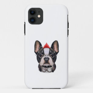 Case-Mate iPhone Case Punk Rock Style Français Bulldog Pour Amoureux des
