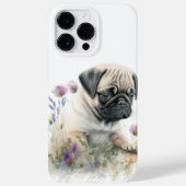 COQUES Case-Mate iPhone PUPPY DE CARLIN NOIR ET TAN ADORABLES (Verso)