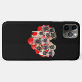 Coques Case-Mate iPhone Puppy Pugs Venin de Valentine (Dos (Horizontal))