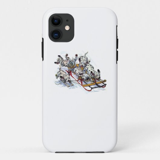 Coques Case-Mate iPhone Pups dalmate couchage (Dos)