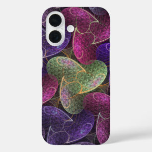 Coques iPhone 16 Purple Abstrait Motif Infinite souhait