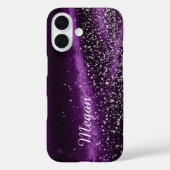 Coques Case-Mate iPhone Purple and diamonds - Stunning Barely There (Verso)