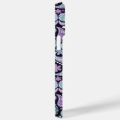 COQUES Case-Mate iPhone PURPLE & AQUA PAISLEY MOTIF (Verso / Droite)