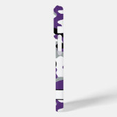 Coques Case-Mate iPhone Purple Black Camouflage Personalized (Verso / Gauche)