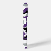 Coques Case-Mate iPhone Purple Black Camouflage Personalized (Verso / Droite)