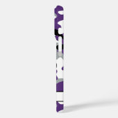 Coques Case-Mate iPhone Purple Black Camouflage Personalized (Verso / Gauche)