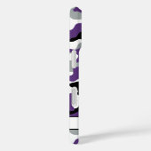 Coques Case-Mate iPhone Purple Black Camouflage Personalized (Verso / Droite)