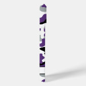 Coques Case-Mate iPhone Purple Black Camouflage Personalized (Verso / Droite)