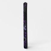 Coques Case-Mate iPhone Purple Black Exotic Gothic Nom personnalisé iPhone (Dos/Gauche)