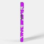 Coques Case-Mate iPhone Purple Bold Damask avec nom @ Emporiomoffa (Verso / Droite)