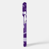Coques Case-Mate iPhone Purple Camouflage Personalized (Verso / Gauche)
