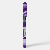Coques Case-Mate iPhone Purple Camouflage Personalized (Verso / Droite)