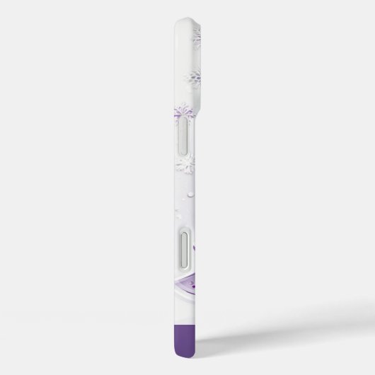 Coques Case-Mate iPhone Purple Christmas (Verso / Droite)