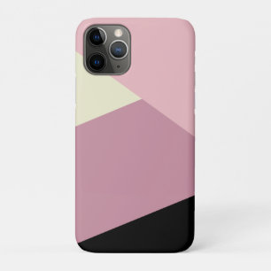 Case-Mate iPhone Case Purple & crème moderne minimaliste géométrique abs