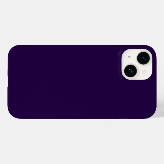 Coques Case-Mate iPhone Purple de minuit (Verso (horizontal))