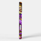 Coques Case-Mate iPhone Purple Dinosaur Art Phone Case (Verso / Droite)