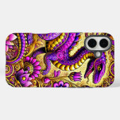 Coques Case-Mate iPhone Purple Dinosaur Art Phone Case (Verso (horizontal))