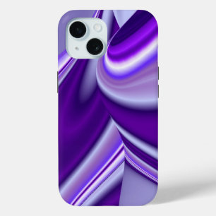 Coque Pour iPhone 15 Purple Dream, Imaginaire Abstrait Rainbow-Art