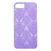 Coques Case-Mate iPhone Purple Elegant Damask (Dos)