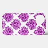 Coques Case-Mate iPhone Purple Elegant Damask (Verso (horizontal))