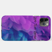 Coques Case-Mate iPhone Purple et Blue Digital Smoke (Dos (Horizontal))