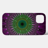 Coques Case-Mate iPhone Purple Eye Fractal (Verso (horizontal))