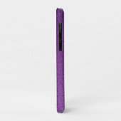 Coques Case-Mate iPhone Purple Faux Parties scintillant Beau Sparkly Nom (Dos/Gauche)