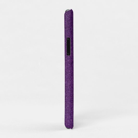 Coques Case-Mate iPhone Purple Faux Parties scintillant Beau Sparkly Nom (Dos/Droite)