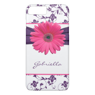 Etui iPhone Case-Mate Purple Floral Damask rose Gerber Daisy iPhone 6 ca