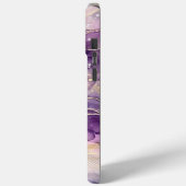 Coques Case-Mate iPhone Purple & Gold Alcohol Ink iPhone Case (Verso / Gauche)