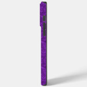 Coques Case-Mate iPhone Purple Paisley (Verso / Gauche)